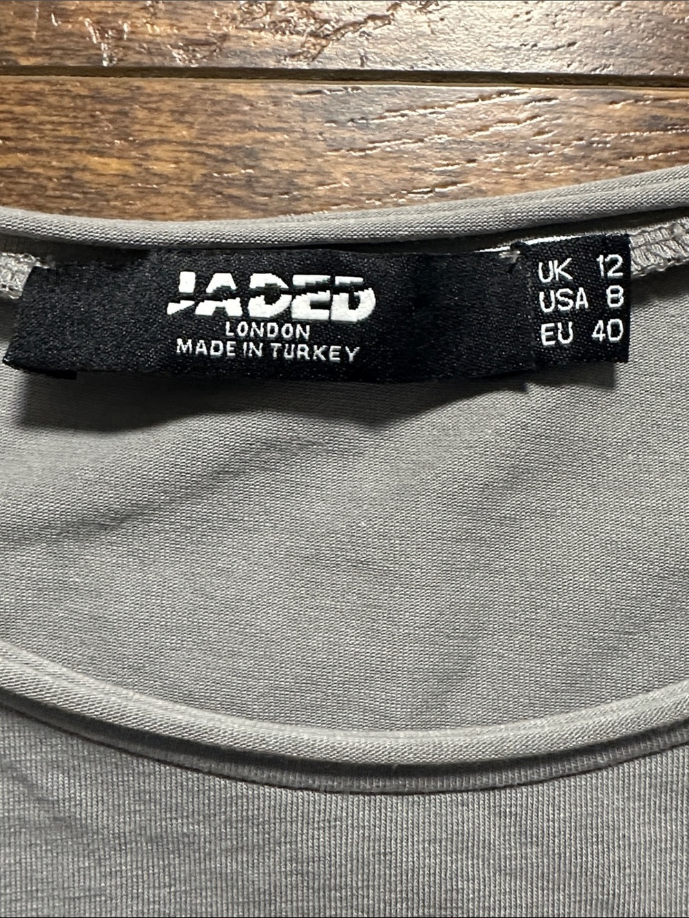 🕸️🩶 Jaded London Mesh Sleeve Crop Top Grunge 🕸️ (Size 8) - Picture 2 of 7